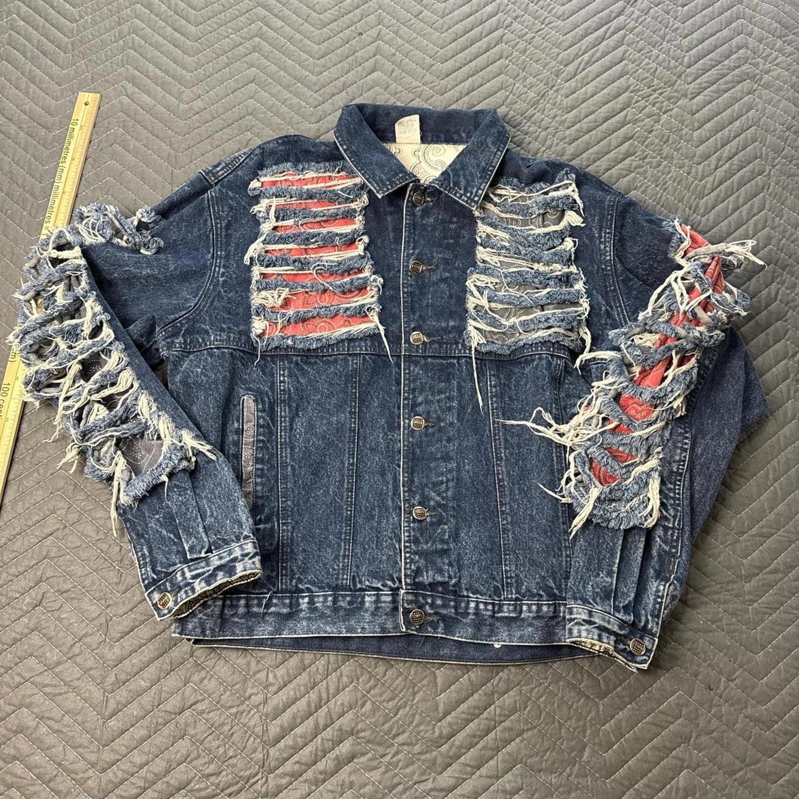 Vintage EXHAUST Denim Jacket Men’s medium