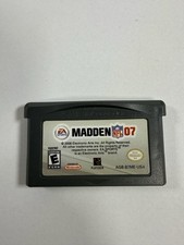Madden NFL 07 (Nintendo GameBoy Advance, 2007) GBA AUTHENTIC TESTED!