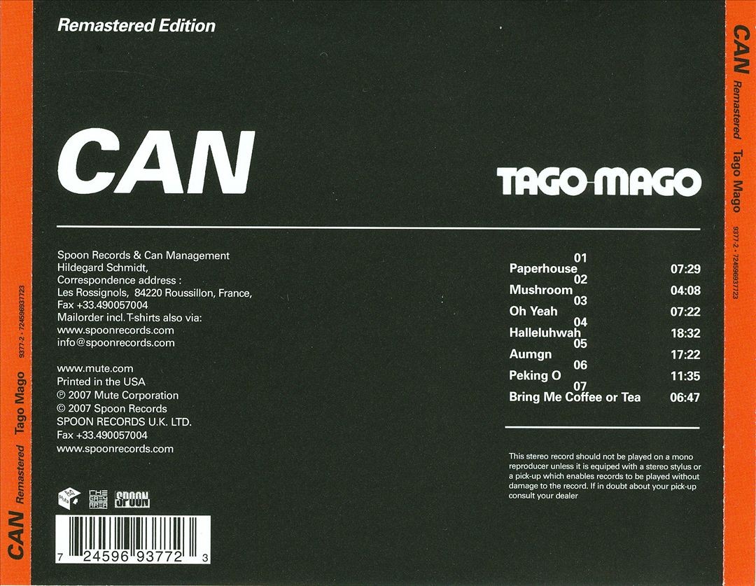 Can Tago Mago New Cd