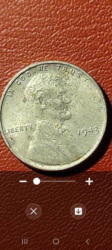 1943 Lincoln Wheat Steel Small Cent Philadelphia Business Strike KM#132