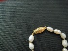 Vintage Necklace Fresh water Pearls and 18k Gold Clasp Wow!! — photo 3