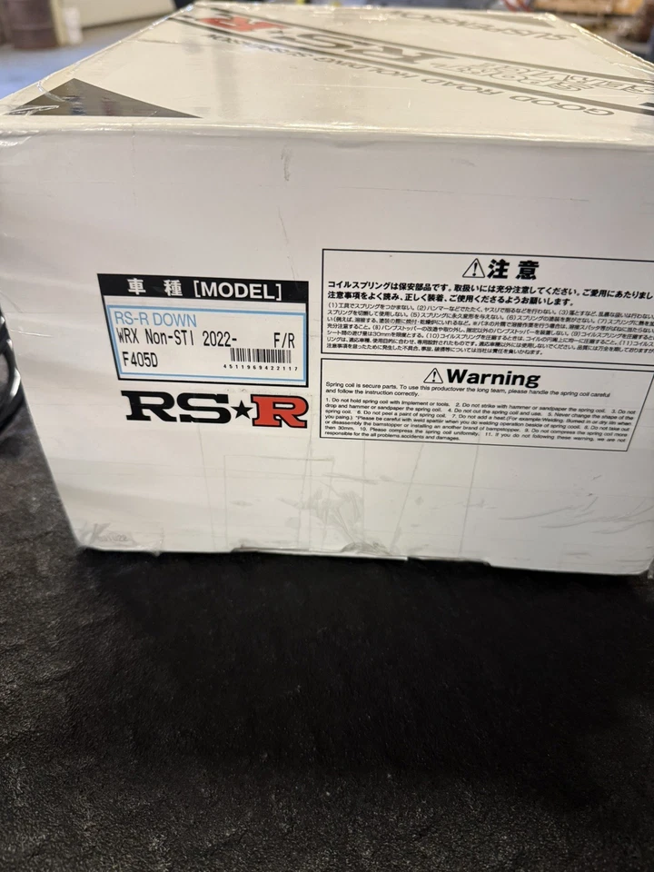 Muelles reductores RS-R F405D Down SUS para 22+ Subaru WRX hechos en Japón Foto 4 de 4