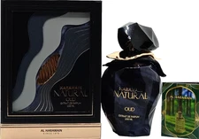AL HARAMAIN NATURAL OUD EXTRAIT DE PARFUM UNISEX 3.3 Oz / 100 ml BRAND NEW!!!