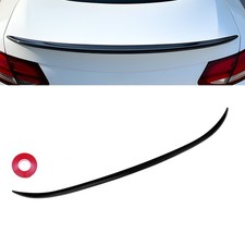 passend für BMW 5er M5 Sport Heckspoiler Lippe Weich Schwarz Glanz