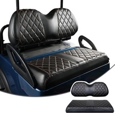NOKINS Golf Cart Diamond Seat Covers Kit, Fit for Club Car Precedent OEM Standar
