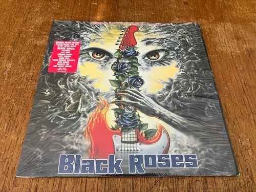 BLACK ROSES Soundtrack LP 1988 US 1st Press RARE w/Shrink Wrap Mark Free Signal