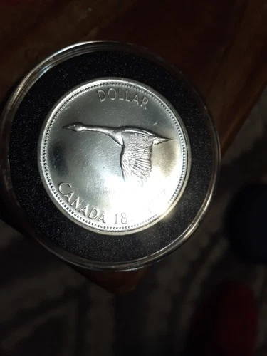 1967 Canada Silver Dollar Flying Goose Uncirculated A Beauty