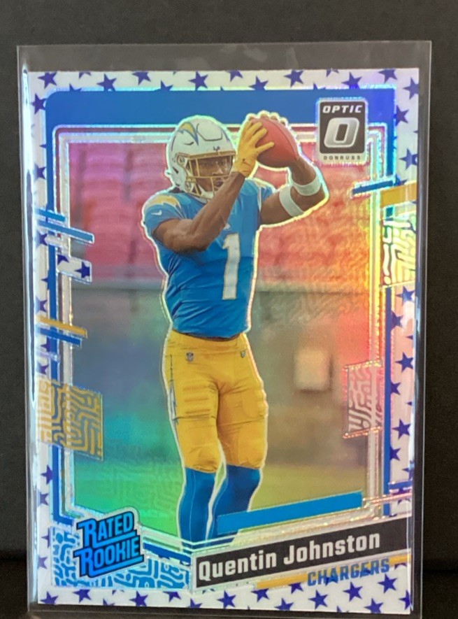 2023 Panini Donruss Optic - Rated Rookie Quentin Johnston #265 Stars Prizm (RC)
