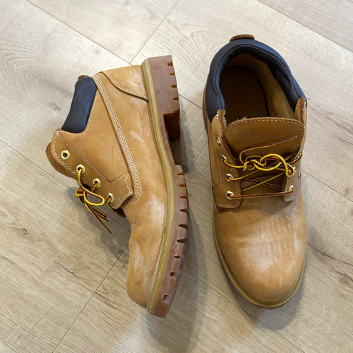 Timberland Men’s Waterproof Leather Ankle Boots Lace-Up Brown US 10.5