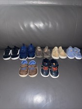 Baby Boy Shoe Lot Of 7. Vans , Nike , Toms , Garanimals And More Sizes 1,2,3,4