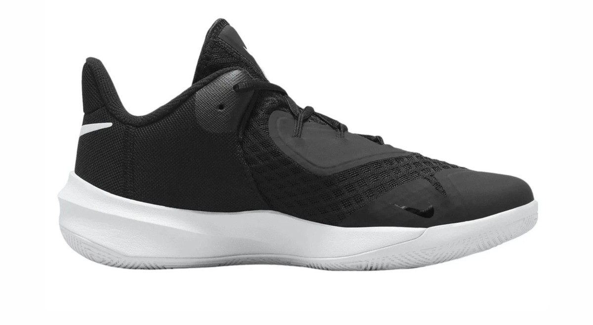 Nike Zoom M7/W8.5 Hyperspeed Court Volleyball Shoes Black/White CI2964-010 Nike Zoom Hyperspeed Court CI2964 010 Black/White (5 Mens  main image 3