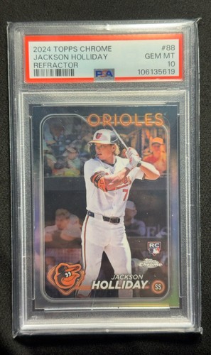 2024 Topps Chrome - Jackson Holliday #88 Refractor (RC) PSA 10!