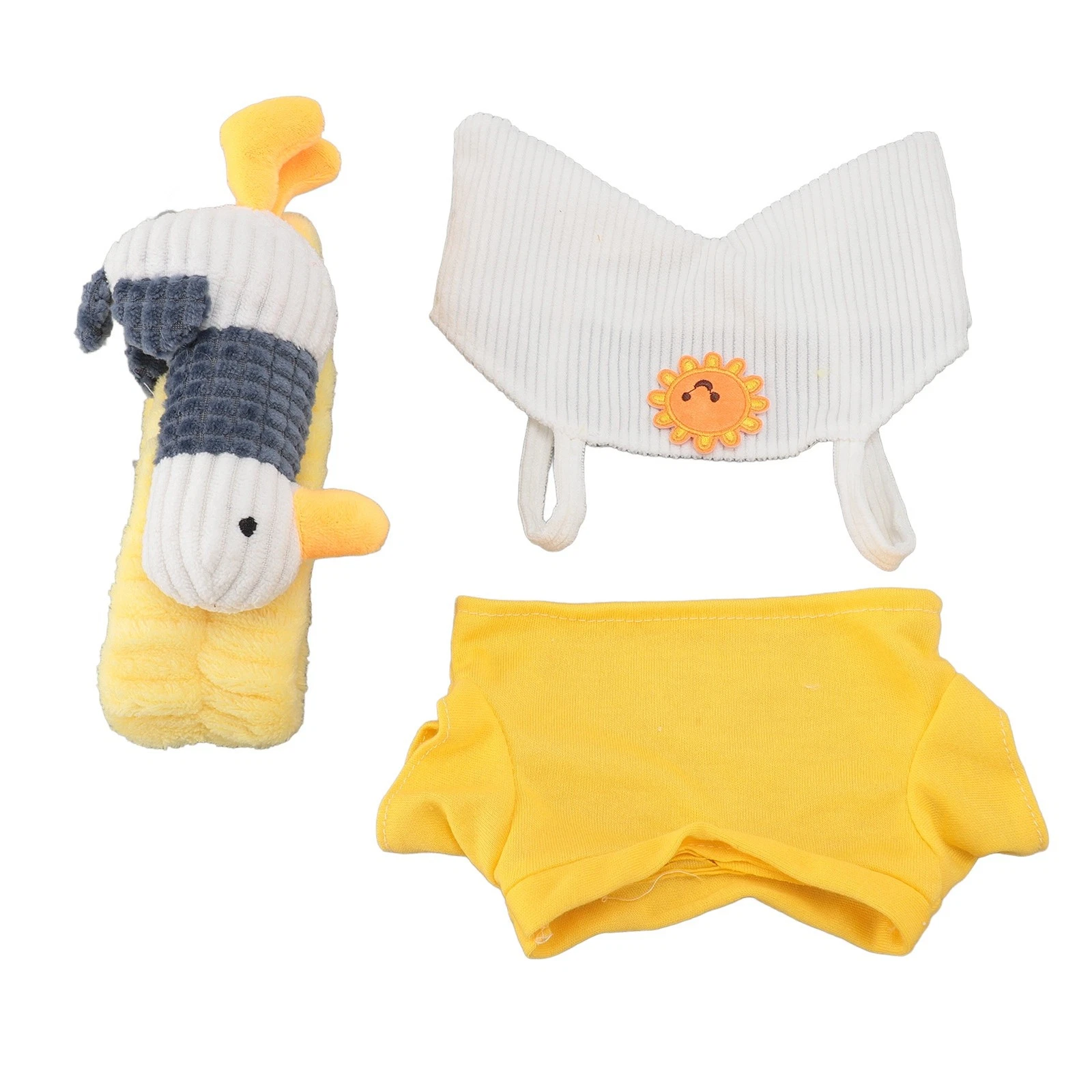 VETEMENTS Peluche pupazzo vestiti adorabile anatra peluche giocattolo vestiti bambola vestito cotone lavabile.