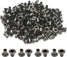 Tiny Grommets Eyelets 2MM Self Backing 200 PCS Gunmetal