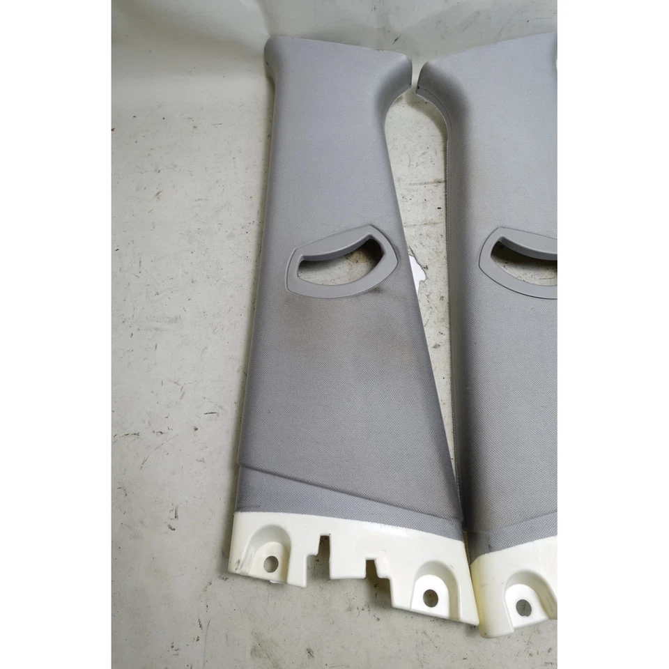 BMW X3 E83 2005-2010 interior pilar B moldura superior cubierta par gris claro OEM Foto 2 de 4