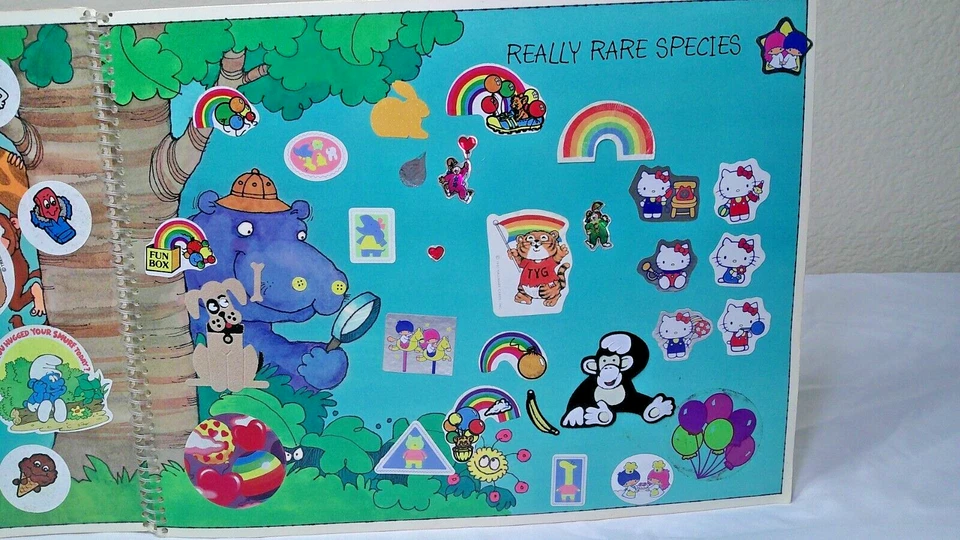 Vintage 1983 HALLMARK Sticker Album w/ Lisa Frank, CPK, Scratch Sniff, Gremlins - Image 3 of 4