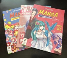 MANGA COLORING BOOK MANGA DRAWING BOOK