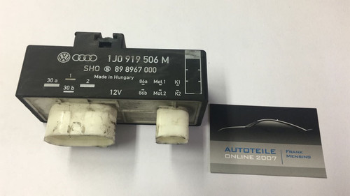 VW Polo 9N3 Lüftersteuergerät Kühlerlüfter Steuergerät 1J0919506M 898967000