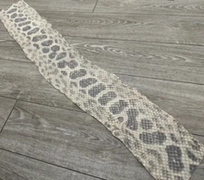 Bone Natural Genuine Anaconda Snake skin Leather hide python real boa rattle 187