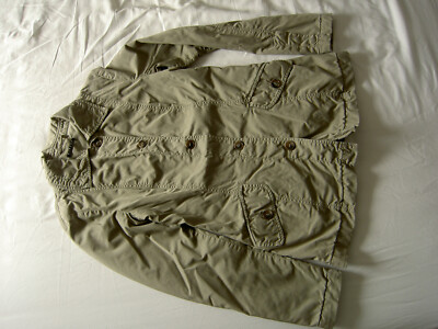 Jacke oliv/khaki, Gr. 32/34, sisley, Baumwolle, gefüttert, Übergangsjacke