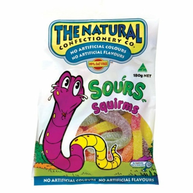3 X The Natural Confectionery Co Sour Squirms 180g For Sale Online EBay