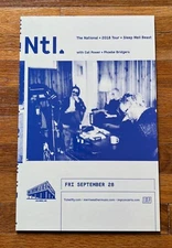 Ntl. [The National] - RARE tour poster on foam core board