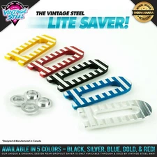 Vintage Steel "LITE SAVER" 3/8" - 10mm BMX Dropout Saver - Front & Rear Original