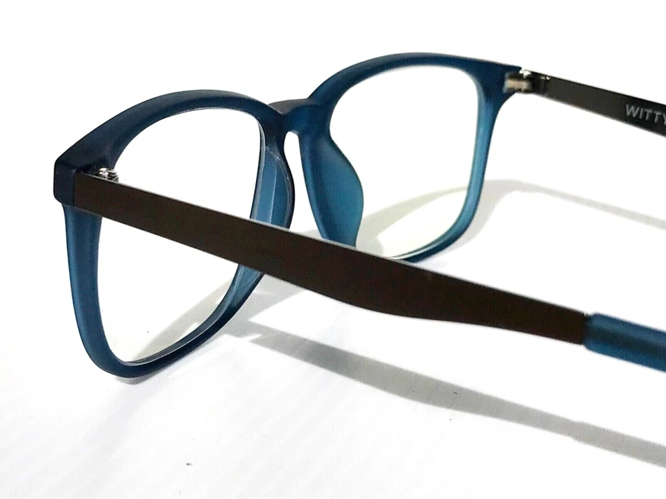 Gafas Gry Mattr DESIGNER READERS Marco Azul Pizarra WITTY Bloqueo de Luz Azul Foto 4 de 4