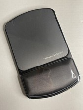 Fellowes Wrist Support Mouse Pad with Microban Protection Graphite Black 9175101