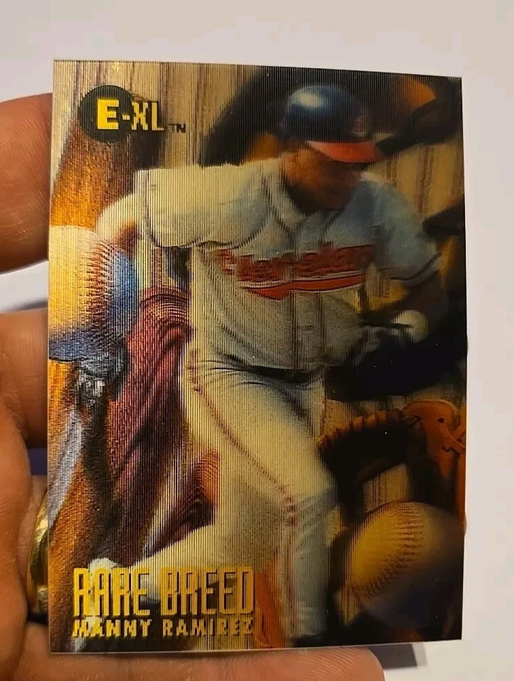 Juego completo E-XL 1996 raza rara Chipper Jones Manny Ramírez Hideo Nomo y más Foto 4 de 4