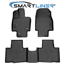 SMARTLINER Custom Fit Floor Mats 2 Row Liner Set OEM 2020-2025 Toyota Highlander