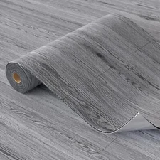 Oxdigi Peel and Stick Vinyl Flooring Roll 23"x 118"/19 Sq.Ft, Thicken Self Ad...