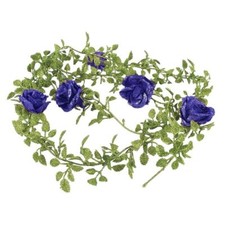 Heavy Glittered Rose Vine Garland - Bling Decoration Glittery Flowers