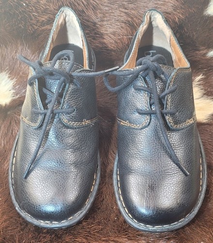 Born Bolo Comfort Black Italian Leather Handcrafted Business Dress Shoes Sz 5 - Picture 6 of 23