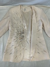 Atelier Blazer- Peach, Cream - Size 42 / Uk 8