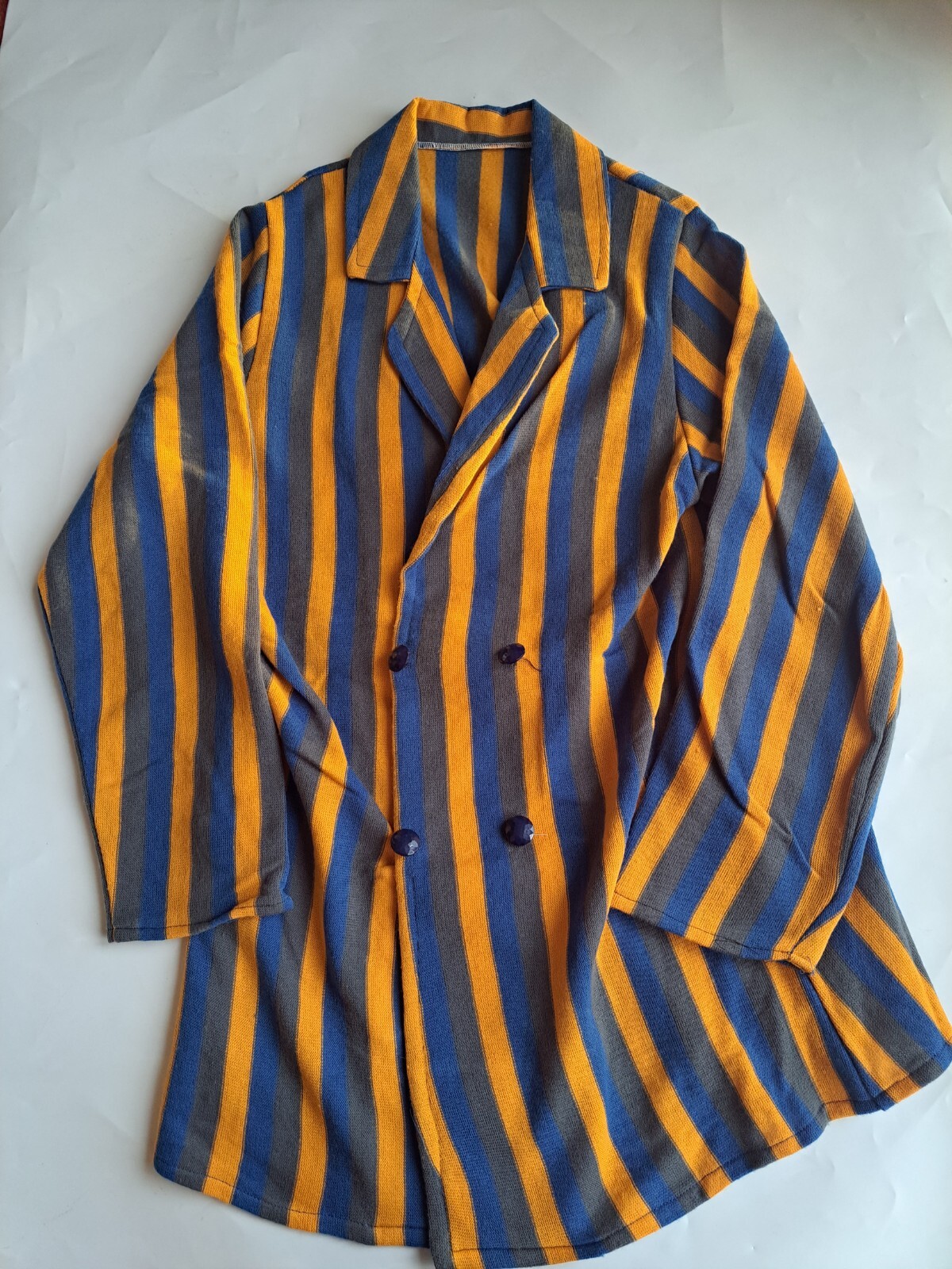 FILA Giacca a righe blazer regata canottaggio Henley 36 anni 70 fatta a mano