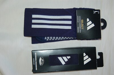 LOT Adidas Reversible Headband & Socks-Large Blue tre-Select MEN AEROREADY