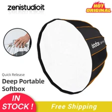 US Godox QR-P70 70cm Bowens Parabolic Softbox Quickly Release For Studio Flash