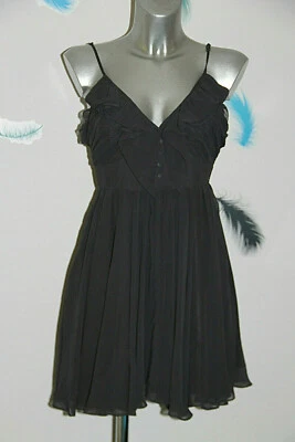  jolie robe été en voile grise fines bretelles GUESS Taille M excellent état - Photo 1/4