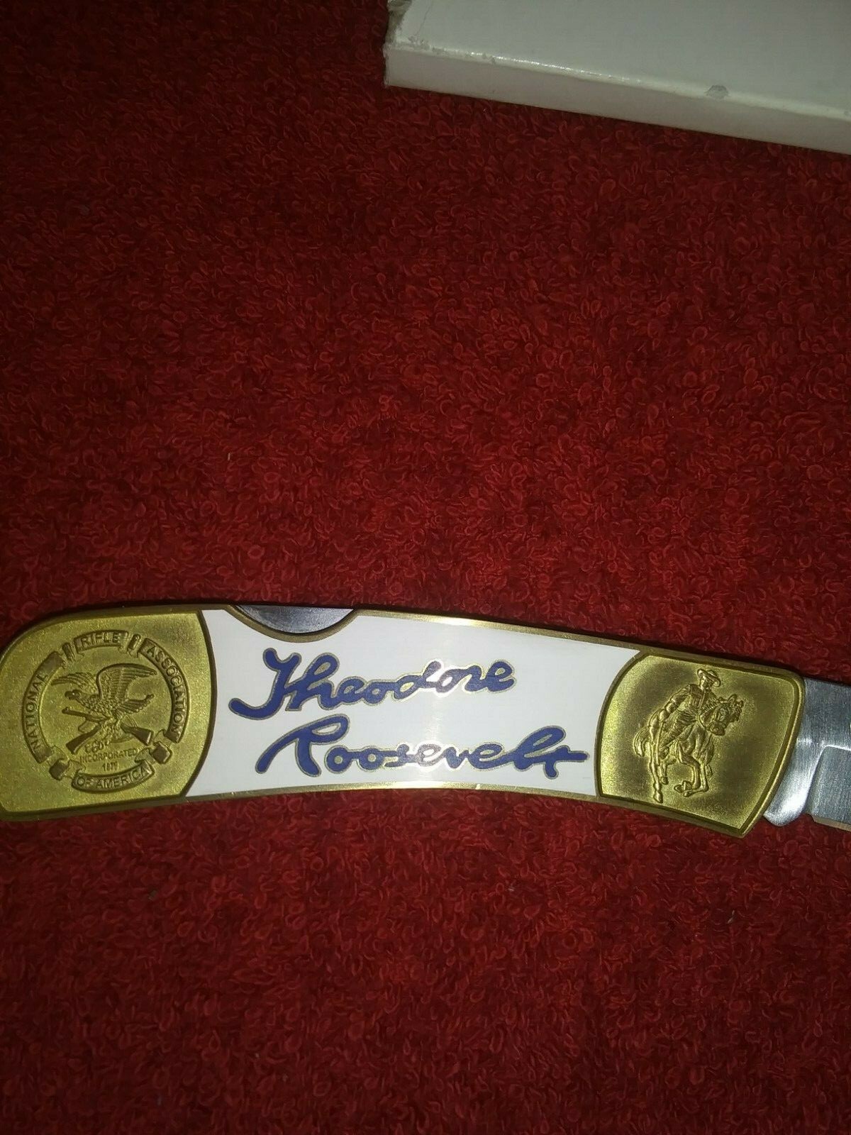 Limited Edition Theodore Roosevelt 440 NRA pocket knife eBay