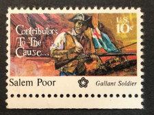 1975 US Salem Poor Gallant Soldier MNH DF1/3