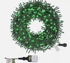 NEW Twinkle Star 200 LED Indoor / Outdoor 66 Feet Decoration String Lights GREEN