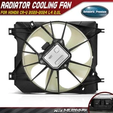 Radiator Fan Assembly with Brushless Motor for Honda CR-V CRV 2023 2024 L4 2.0L