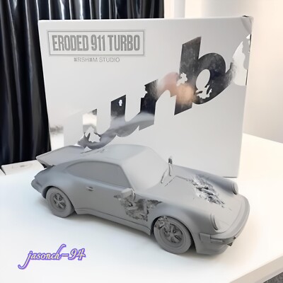 Daniel Arsham Eroded Porsche 911 Turbo Grey Car Figure | eBay