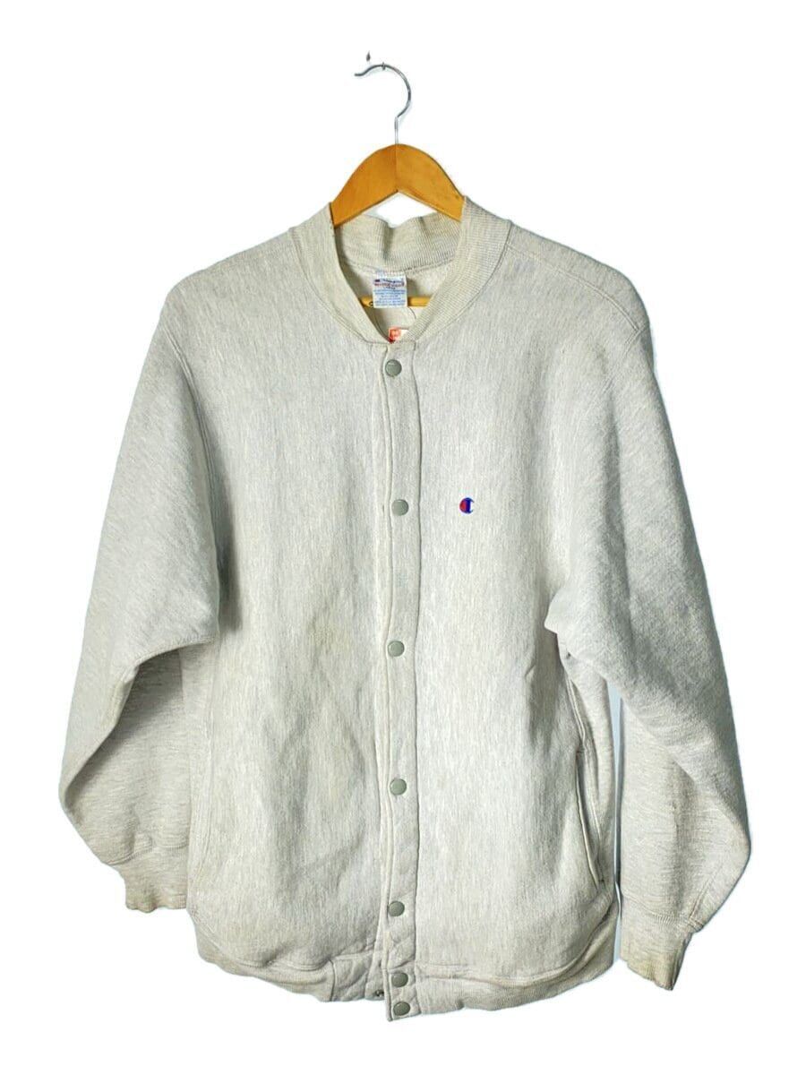 Champion 90s USA REVERSE WEAVE Snap Cardigan L Cotton Gray Champion 90s USA REVERSE WEAVE Snap Cardigan L Cotton Gray
