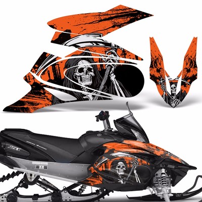 Snowmobile Sled Graphic Decals Stickers For Yamaha Apex 2006-2010 REAPER2 O
