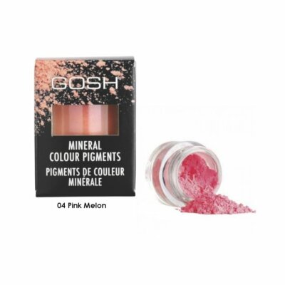 Gosh MIneral Colour Pigments Powder Pot 04 Pink Melon - Eye Shadow Body Face 4ml