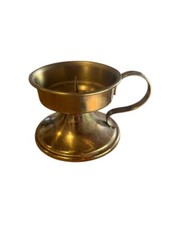 💙 Bugia Candelabro Ottone Vintage Design Anni 70 Arredo