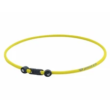 Phiten S1 Aqua-Metal Titanium Infused Necklace - Yellow - 18