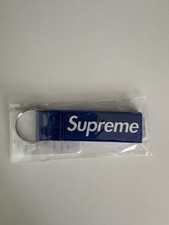 Supreme Webbing Keychain Blue SS26